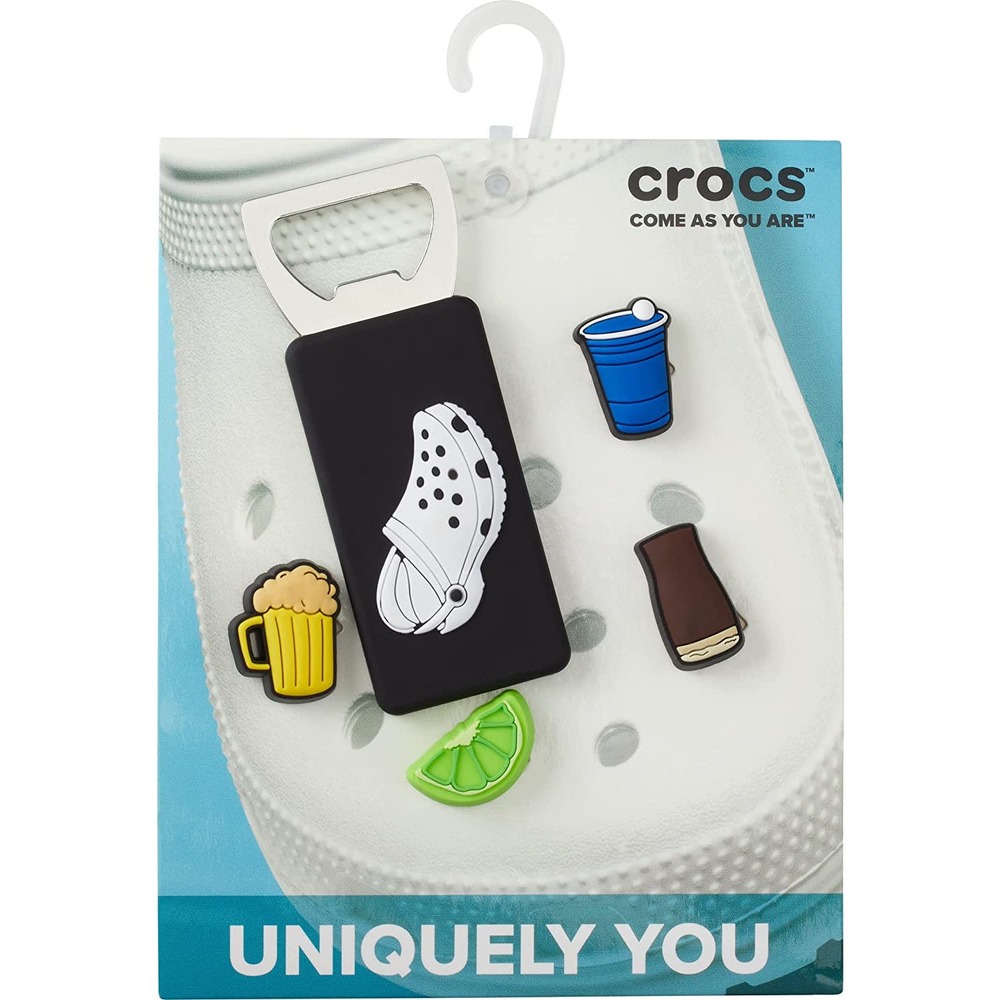 Crocs Uniquely You Unisex Frost Beer Mug Food Shoe Cheers Jibbitz Charms 5-Pack - Picture 3 of 5